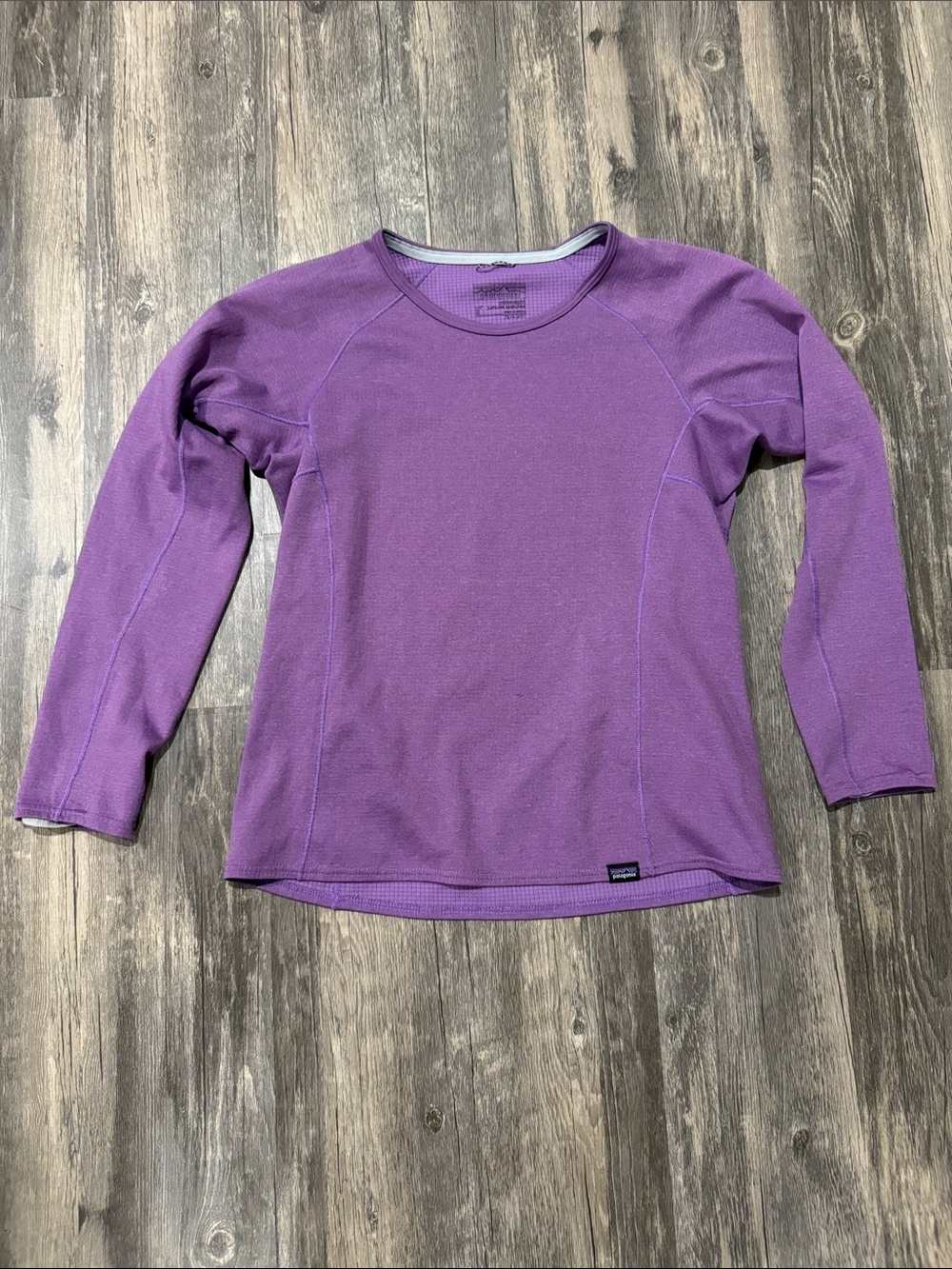 Patagonia capilene baselayer mid weight Purple Crew Neck Long-Sleeve